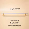 Light Grey and Gold cabinet bar pull/ wooden drawer handles/nursery furniture hardware/gray cabinet door handles/children's furniture handle