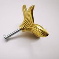 Gold brass star shaped flower cabinet pull/Jasmine flower drawer pull/Gold flower drawer Knob/Brass flower door knob/gold furniture hardware