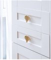 Gold ginkgo leaf shaped cabinet pull/solid brass leaf door handle/Gingko drawer knob/Golden leaves drawer pull/brass furniture hardware