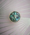Checked rainbow mother of pearl drawer pull/pearl cabinet handle/pearl furniture hardware/Abalone shell cabinet pull/gold pearl door knob