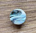 Large round mixed shell pattern drawer pull/Pearl Cabinet pull/mother of pearl door handle/Swirl pattern door knob/pearl furniture hardware