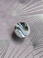 Large round mixed shell pattern drawer pull/Pearl Cabinet pull/mother of pearl door handle/Swirl pattern door knob/pearl furniture hardware