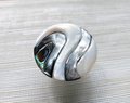 Large round mixed shell pattern drawer pull/Pearl Cabinet pull/mother of pearl door handle/Swirl pattern door knob/pearl furniture hardware