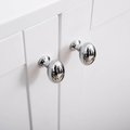 Silver or Gold classic oval shaped drawer knobs/Shiny gold or silver cabinet pull/shiny brass furniture hardware/vintage style door handle