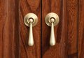 Large gold brass drop drawer pull/Brass drop cabinet handle/classic style drop door knob/gold furniture hardware/dressing table handle