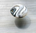 Large round mixed shell pattern drawer pull/Pearl Cabinet pull/mother of pearl door handle/Swirl pattern door knob/pearl furniture hardware