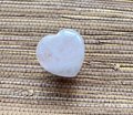 Smooth polished heart shaped semi precious stone drawer handle/Pink, white quartz, tiger eye or jade cabinet handle/heart gemstone door knob