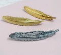 Guardian angel feather design cabinet handle/Gold or Silver bird feather drawer pull/Floating feather door handle/Gold furniture hardware