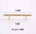 Glittery gold hammered brass cabinet bar handle/Shiny solid brass drawer pull/textured gold brass door handle/Gold brass furniture hardware