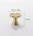 Brightly coloured leather and gold clover shaped cabinet pull/Neon pink or green clover shaped drawer knob/Gold metal leather door handle