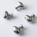 Silver or Gold classic oval shaped drawer knobs/Shiny gold or silver cabinet pull/shiny brass furniture hardware/vintage style door handle
