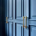 Industrial chic drawer handle/Brass hexagonal cabinet handle/Geometric man cave hardware/Hexagonal brass bar handle/gold furniture hardware