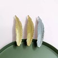 Guardian angel feather design cabinet handle/Gold or Silver bird feather drawer pull/Floating feather door handle/Gold furniture hardware