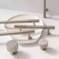 Silver nickle cabinet pull/Matte silver bar pull handle with a line pattern/Silver nickle drawer handle/modern silver furniture hardware