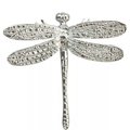 Silver dragonfly cabinet pull/Dragon fly drawer knob/Silver Dragonfly drawer handle/silver furniture hardware/silver dragonflies door knob