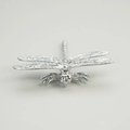 Silver dragonfly cabinet pull/Dragon fly drawer knob/Silver Dragonfly drawer handle/silver furniture hardware/silver dragonflies door knob