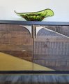 Gold curved triangle cabinet pull/Geometric drawer handle/Flush finish drawer pull/Modern furniture hardware/Gold kitchen decor/IKEA hack