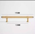 Gold brass and black obsidian crystal drawer handle/Black crystal and gold brass cabinet pull/Luxury hardware/Gemstone and brass door handle