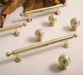 Shiny gold ball finial cabinet bar handle/Unusual polished gold ball design cabinet drawer pull/Gold furniture hardware/kitchen renovation