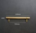 Gold knurled cabinet bar handle/Textured brass cabinet drawer pull/Gold brass door pull/Kitchen hardware/Brass door handle/Reticulated pulls