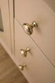 Round shiny gold brass cabinet handle/mirror shiny gold drawer knob/Polished brass door handle/Solid brass furniture hardware/classic handle