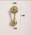 Shiny gold ball finial cabinet bar handle/Unusual polished gold ball design cabinet drawer pull/Gold furniture hardware/kitchen renovation