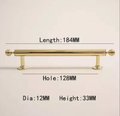 Shiny gold ball finial cabinet bar handle/Unusual polished gold ball design cabinet drawer pull/Gold furniture hardware/kitchen renovation