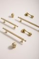 Shiny gold ball finial cabinet bar handle/Unusual polished gold ball design cabinet drawer pull/Gold furniture hardware/kitchen renovation