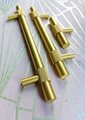 Matt gold with textured detail cabinet bar handle/Brass drawer pull/gold knurled cabinet pull/Brass furniture hardware/kitchen hardware