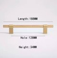 Gold brass bar handle with plain fixings/knurled texture cabinet handle/home improvement hardware/modern brass kitchen hardware/gold handle