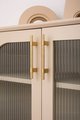 Gold brass bar handle with plain fixings/knurled texture cabinet handle/home improvement hardware/modern brass kitchen hardware/gold handle