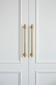 Matte gold line texture bar handle/Gold cabinet pull with round feet/Brass door handle/bar drawer pull/furniture hardware/home improvement