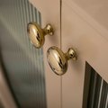Round shiny gold brass cabinet handle/mirror shiny gold drawer knob/Polished brass door handle/Solid brass furniture hardware/classic handle