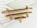 Matt gold with textured detail cabinet bar handle/Brass drawer pull/gold knurled cabinet pull/Brass furniture hardware/kitchen hardware