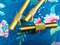 Matt gold with textured detail cabinet bar handle/Brass drawer pull/gold knurled cabinet pull/Brass furniture hardware/kitchen hardware