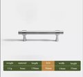 Shiny silver classic cabinet bar handle/silver cabinet pull/Brass furniture hardware/classic chrome door handle/silver kitchen hardware