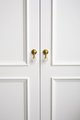 Gold stone ball drop handle in rose quartz, white quartz and marble/Gemstone drawer pull/Semi precious stone cabinet pull/Crystal handle