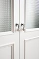 Silver stone ball drop handle in rose quartz, white quartz and marble/Gemstone drawer pull/Semi precious stone cabinet pull/Crystal handle