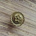 Brass art deco door knobs/retro cabinet pull/vintage brass door handle/mid century modern drawer handle/tear drop door knob/classic hardware