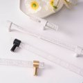 Bubbly lucite cabinet handle with gold, black or white fixings/clear acrylic drawer pull/lucite furniture hardware/clear resin bubble handle