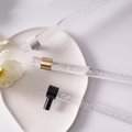 Bubbly lucite cabinet handle with gold, black or white fixings/clear acrylic drawer pull/lucite furniture hardware/clear resin bubble handle