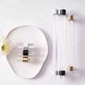 Bubbly lucite cabinet handle with gold, black or white fixings/clear acrylic drawer pull/lucite furniture hardware/clear resin bubble handle