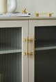 Gold brass bar with rectangle base drawer handle/modern gold gold brass hardware/gold brass cabinet pull/Gold kitchen hardware/Gold pulls