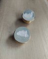 Brass and clear glass ball cabinet handle with embedded cloud shaped designs/glass cabinet handle/Cloud themes door knob/ brass drawer knob