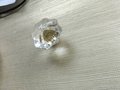Mid century modern clear lucite cabinet pull/Transparent rounded star shaped door knob/Resin furniture hardware/vintage gran style handle