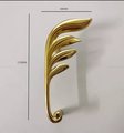 A pair of brass willow branch door handles/botanical drawer handles/wardrobe handles/art nouveau drawer pulls/matching set of cabinet pulls
