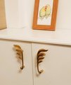 A pair of brass willow branch door handles/botanical drawer handles/wardrobe handles/art nouveau drawer pulls/matching set of cabinet pulls