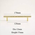 Glittery gold hammered brass cabinet bar handle/Shiny brass drawer pull/textured solid gold brass door handle/Gold brass furniture hardware