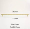 Glittery gold hammered brass cabinet bar handle/Shiny brass drawer pull/textured solid gold brass door handle/Gold brass furniture hardware