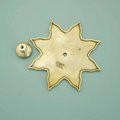 Large Gold Art Deco inspired Sunburst Cabinet Pull/star shaped Door Handle/statement drawer pull/wardrobe door handle/decorative handle
